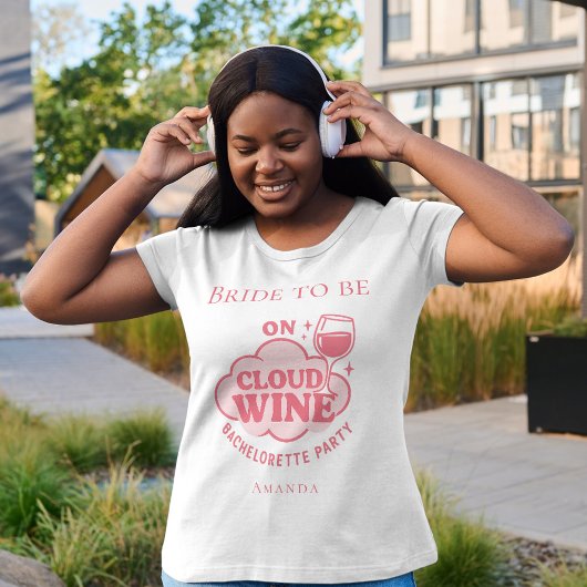 バチェロレッテのクラウドワインブライド Tシャツ