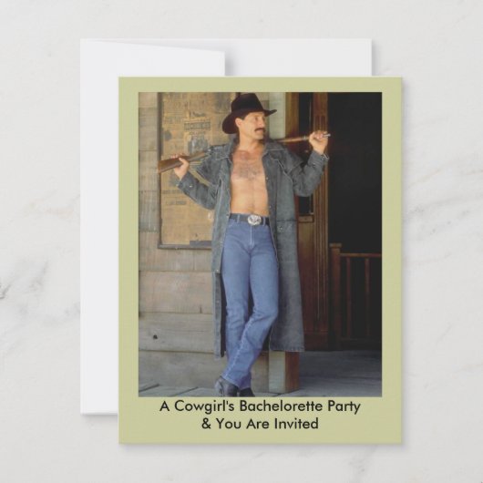 バチェロレッテのバチェロレッテダウン招待状 招待状 (正面)