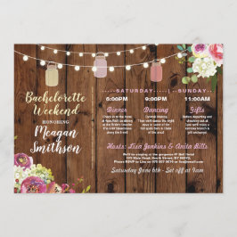 バチェロレッテのブライダルシャワーの旅程は木を震動させます プログラム