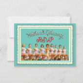 バチェロレッテのラスベガスの週末の逃走RSVPs 出欠カード (裏面)