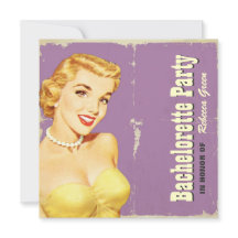 バチェロレッテの上のモダンなパターンレトロピン