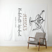 バチェロレッテの女性の背景フォトプロップ タペストリー (インサイチュ(横))