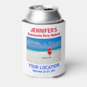 バチェロレッテの好意トロピカルビーチ旅行 缶クーラー (缶裏面)