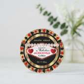 バチェロレッテの招待状- DIYの都市及び国家 招待状 (スタンド正面)