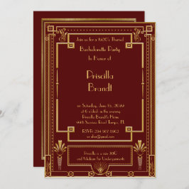 バチェロレッテの招素晴らし待、ギャツビー、レッド 招待状