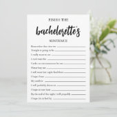 バチェロレッテの文パーティーゲームを終了 招待状 (スタンド正面)
