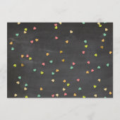 バチェロレッテの旅程の週末の雌鶏のブライダルシャワー プログラム (裏面)