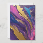 バチェロレッテの最後のリングや輪- 招待状 (裏面)