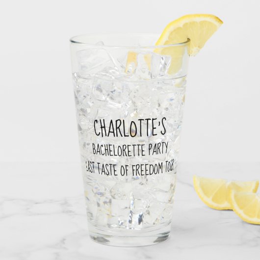 バチェロレッテの最後の自由ツアー タンブラーグラス (アイス裏面)