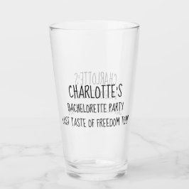 バチェロレッテの最後の自由ツアー タンブラーグラス