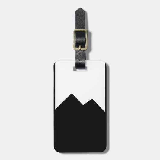 バチェロレッテの荷物のラベルのテンプレート ラゲッジタグ (正面縦)