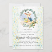 バチェロレッテの行先の地中海のな柑橘類 招待状 (正面)