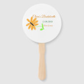 バチェロレッテの追加name date place sunflower ハンドファン (裏面)