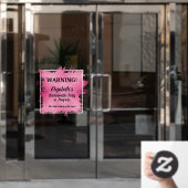 バチェロレッテの進行中 ウィンドウサイン (オフィスドア)