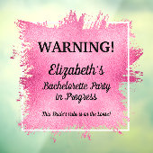 バチェロレッテの進行中 ウィンドウサイン (シート3)