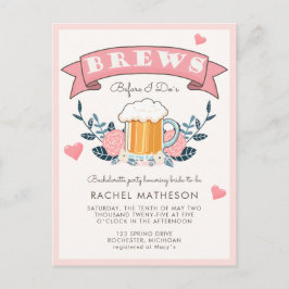 バチェロレッテはがき招待状 ポストカード