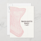 バチェロレッテはがき インビテーションポストカード (正面/裏面)