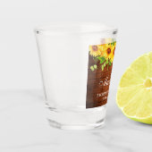 バチェロレッテひまわりフローラ木材 ショットグラス (左)