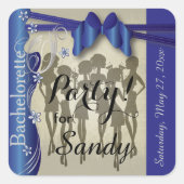 バチェロレッテまたは誕生日ディバガールズ – サファイア スクエアシール (正面)