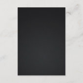 バチェロレッテまたはHensパーティー詳細 エンクロージャーカード (裏面)