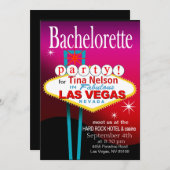 バチェロレッテインラスベガス 招待状 (正面/裏面)