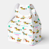 バチェロレッテウィナーとダックスントをテーマにしたパーティーボックス フェイバーボックス (正面サイド)