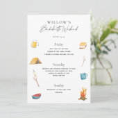 バチェロレッテウィークエンドの旅程 招待状 (スタンド正面)