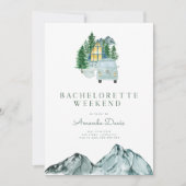 バチェロレッテウィークエンドインウッズマウンテンキャンピング 招待状 (正面)