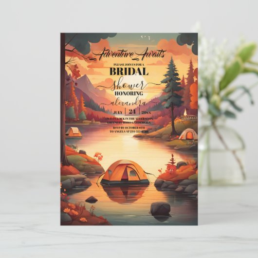 バチェロレッテウィークエンドインウッズマウンテンキャンプ 招待状 (スタンド正面)