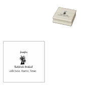 バチェロレッテウィークエンドココナッツツリーのクラブネーム ラバースタンプ (押印)