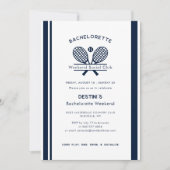 バチェロレッテウィークエンドテニスクラブの旅程QRコード 招待状 (正面)