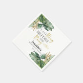 バチェロレッテウィークエンドナプキンス |熱帯リングや輪 スタンダードカクテルナプキン (角)