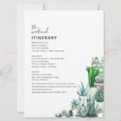 バチェロレッテウィークエンドパーティーと旅程カクティー (裏面)