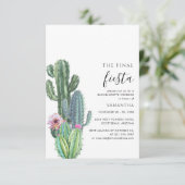 バチェロレッテウィークエンドパーティーと旅程 招待状 (スタンド正面)