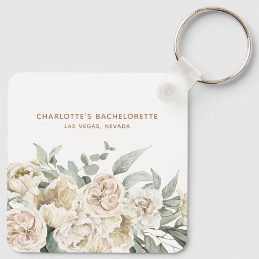 バチェロレッテウィークエンドパーティーの好意パーソナライズされた贈り物 キーホルダー (裏面)