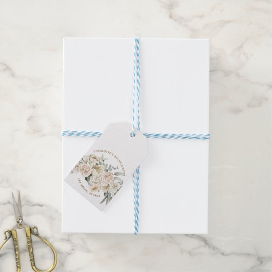 バチェロレッテウィークエンドパーティーの好意パーソナライズされた贈り物 ギフトタグ (より糸付き)