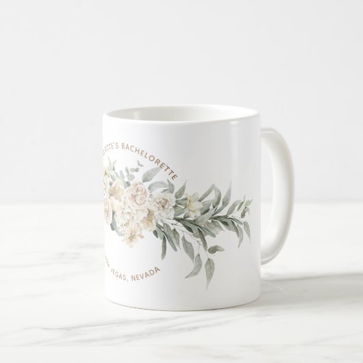 バチェロレッテウィークエンドパーティーの好意パーソナライズされた贈り物 コーヒーマグカップ (正面右)