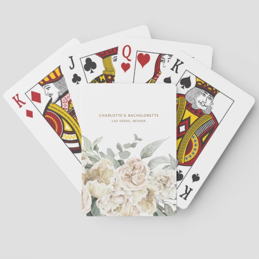 バチェロレッテウィークエンドパーティーの好意パーソナライズされた贈り物 トランプ (裏面)