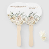 バチェロレッテウィークエンドパーティーの好意パーソナライズされた贈り物 ハンドファン (正面&裏面)