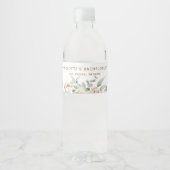 バチェロレッテウィークエンドパーティーの好意パーソナライズされた贈り物 ペットボトルラベル (正面)