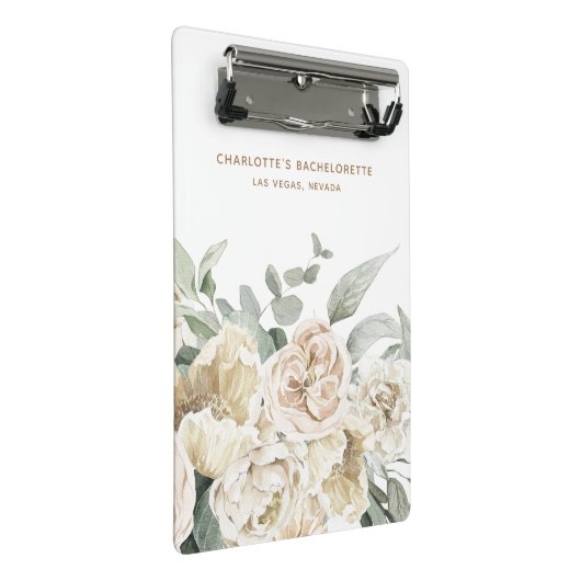 バチェロレッテウィークエンドパーティーの好意パーソナライズされた贈り物 ミニクリップボード (アングル)