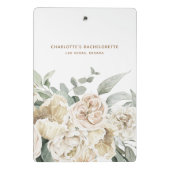 バチェロレッテウィークエンドパーティーの好意パーソナライズされた贈り物 ミニクリップボード (裏面)