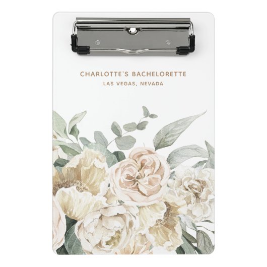 バチェロレッテウィークエンドパーティーの好意パーソナライズされた贈り物 ミニクリップボード (正面)