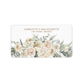 バチェロレッテウィークエンドパーティーの好意パーソナライズされた贈り物 ラベル (正面)