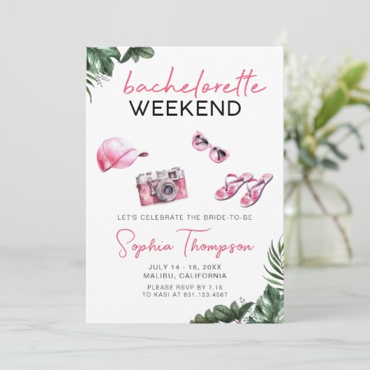 バチェロレッテウィークエンドパームビーチ招待状 招待状 (スタンド正面)