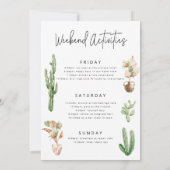 バチェロレッテウィークエンドファイナルフィエスタデザートウエスタン  招待状 (裏面)