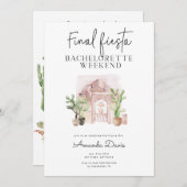 バチェロレッテウィークエンドファイナルフィエスタデザートウエスタン  招待状 (正面/裏面)