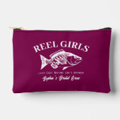 バチェロレッテウィークエンド – ハワイアン – ワインカラー アクセサリーポーチ (正面)