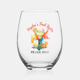 バチェロレッテウィークエンド ファイナルフィエスタ オーダーメイド ステムなしワイングラス