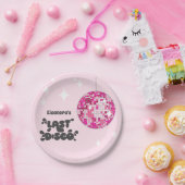 バチェロレッテウェルカムサイン、最後のディスコ ペーパープレート (パーティー)